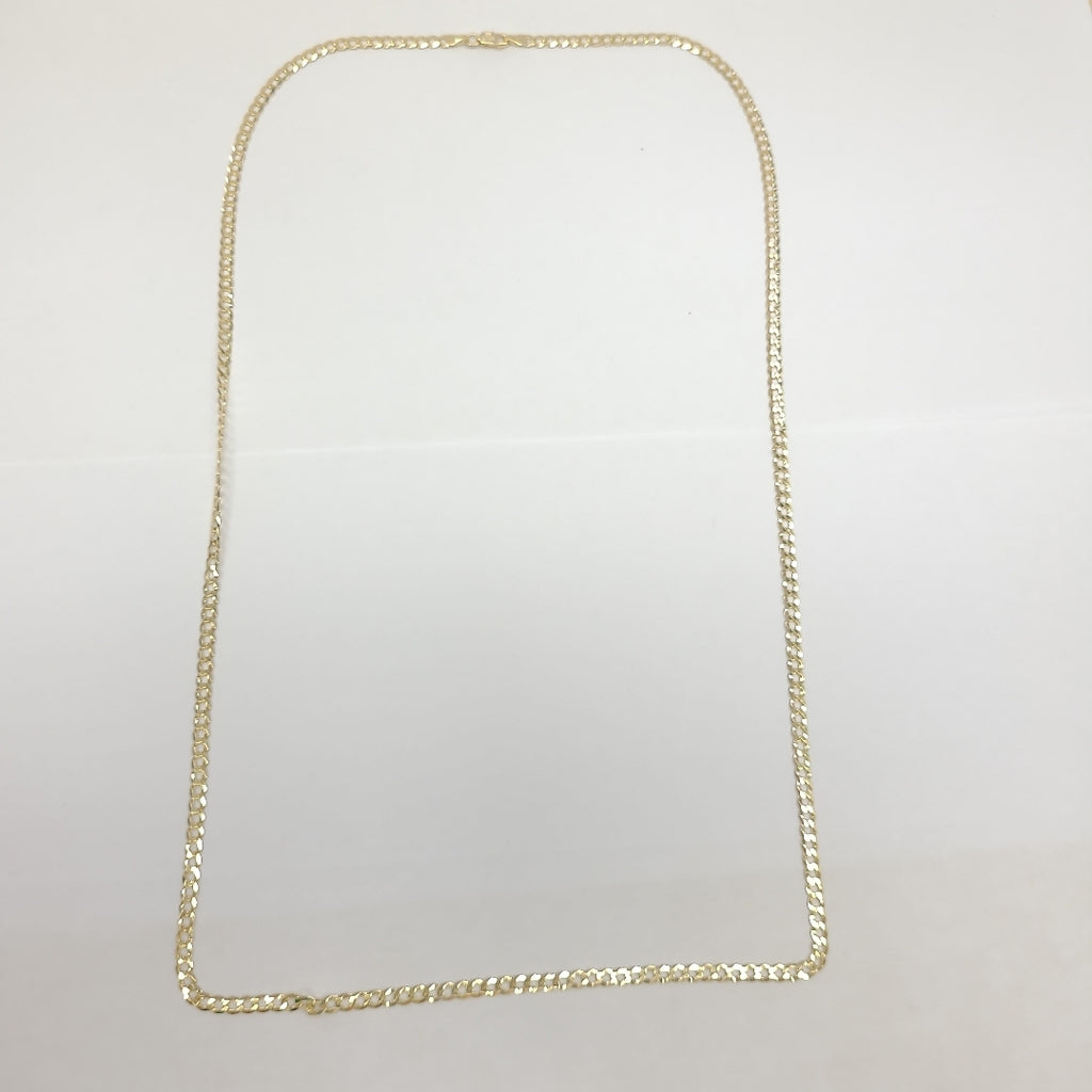 CADENAS BARBADA AMARILLA ORO 14K 7.8 (NUEVO)