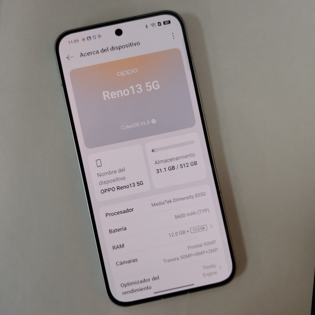 CELULAR OPPO  RENO13 5G CPH2689 (2024) 512 GB 12 GB RAM (SEMINUEVO)
