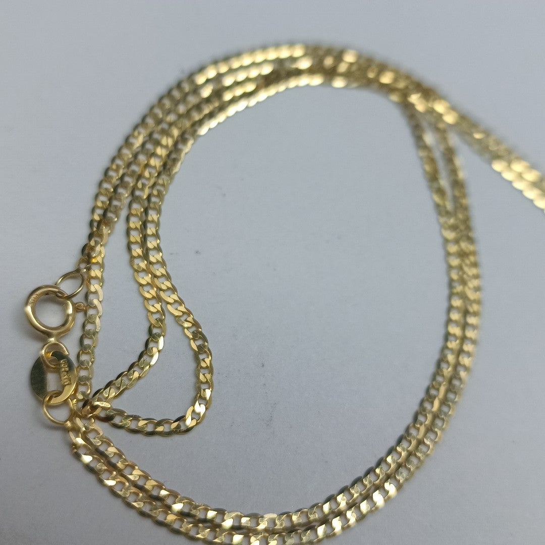 CADENAS BARBADA AMARILLA ORO 14K 1.8 (NUEVO)