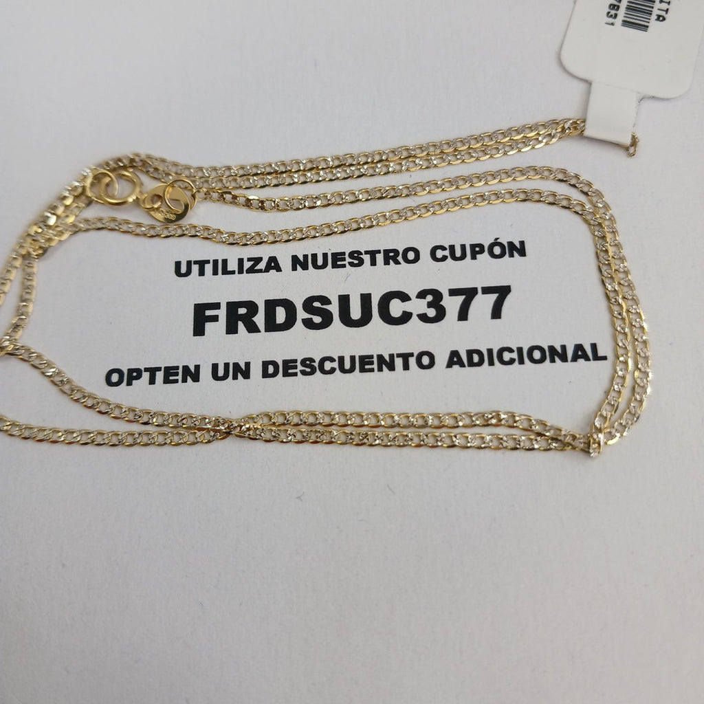 CADENAS BARBADA AMARILLA ORO 14K 2 (NUEVO)
