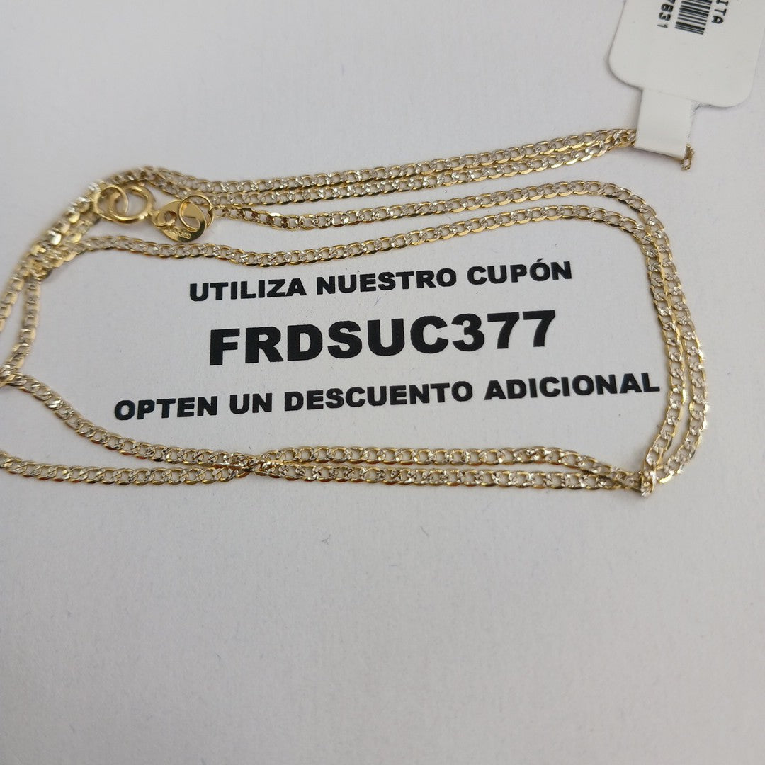 CADENAS BARBADA AMARILLA ORO 14K 2 (NUEVO)