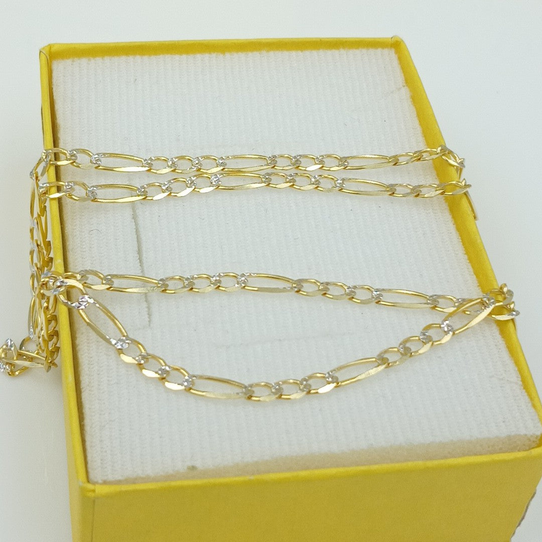 CADENAS CARTIER 3 1 DIAMANTADA ORO 14K 7.2 (NUEVO)