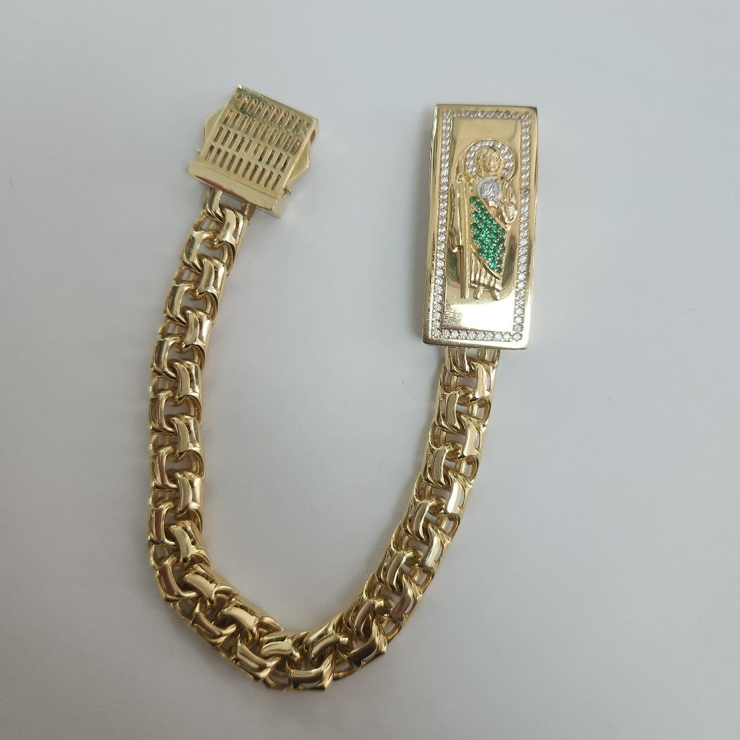 PULSERAS CABALLERO ORO 14K 36.3 (NUEVO)