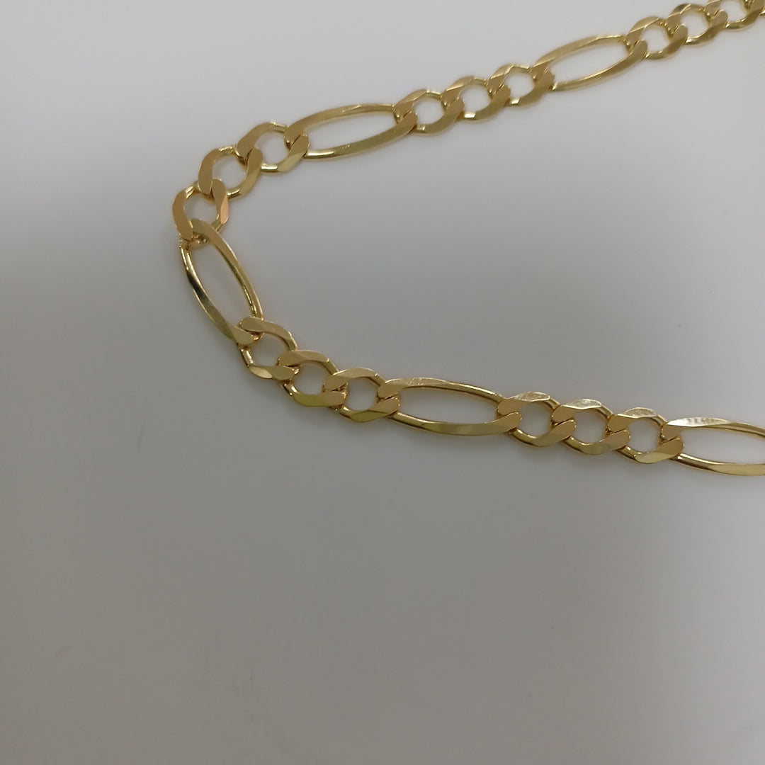 PULSERAS CABALLERO CARTIER 3 1 AMARILLA ORO 14K 6.4 (NUEVO)