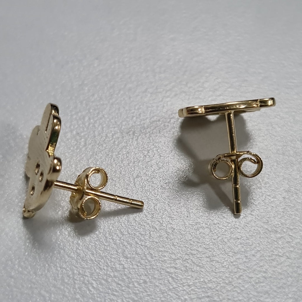 BROQUELES ORO 14K 1.5 (NUEVO)