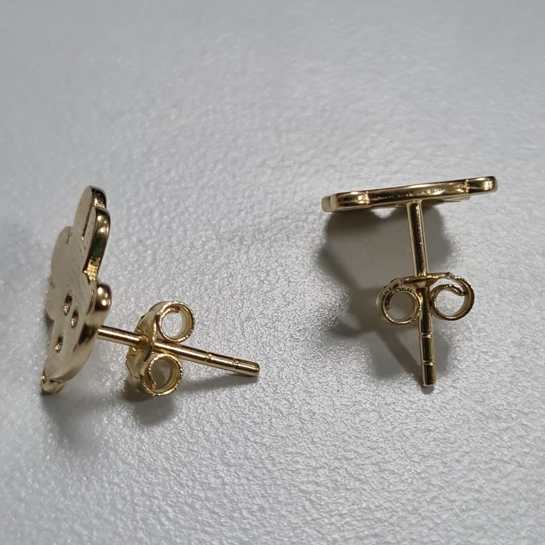 BROQUELES ORO 14K 1.5 (NUEVO)