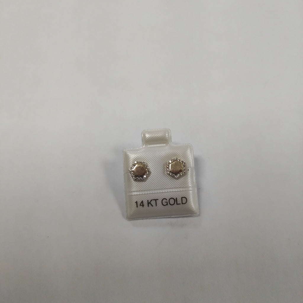BROQUELES ORO 14K 1.4 (NUEVO)