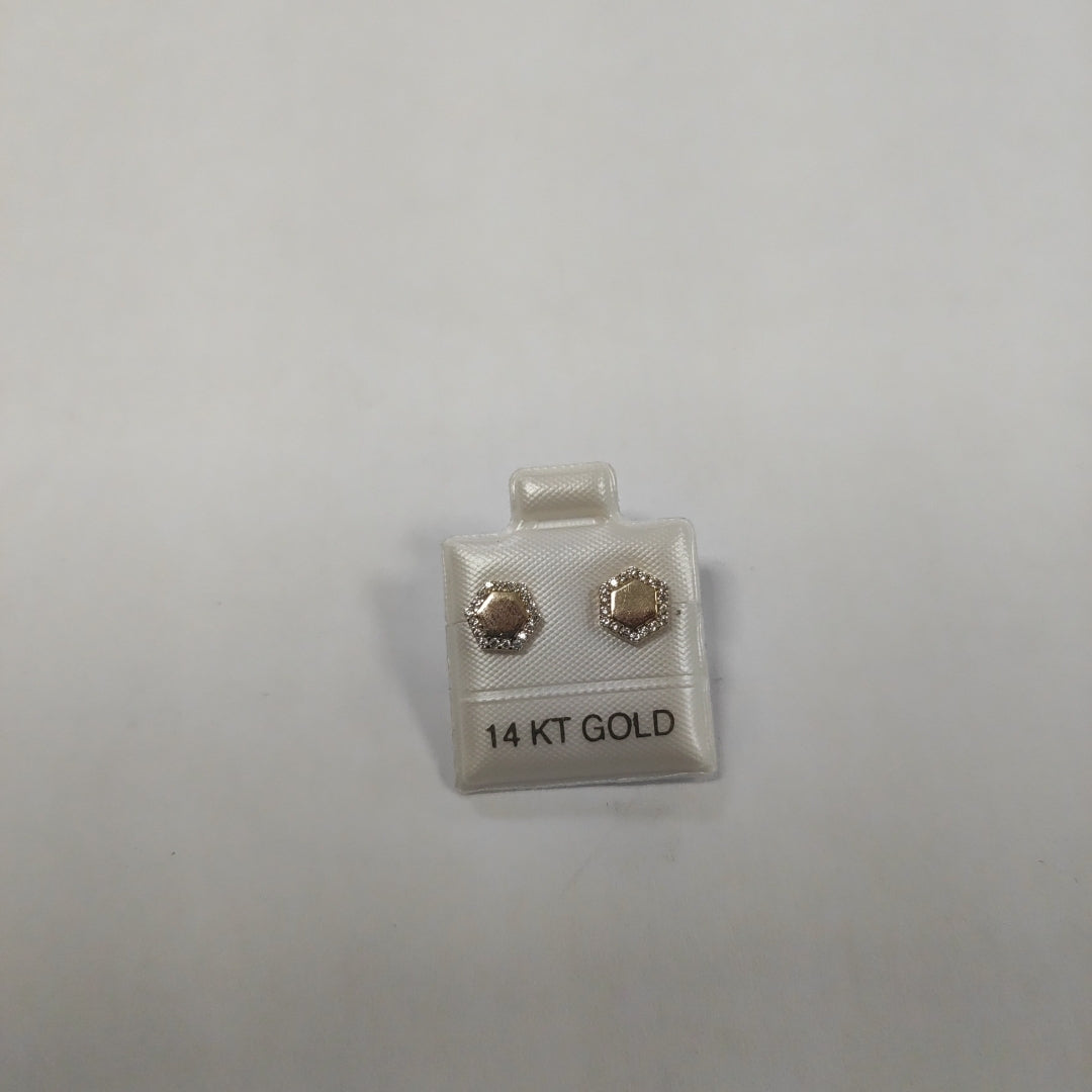 BROQUELES ORO 14K 1.4 (NUEVO)