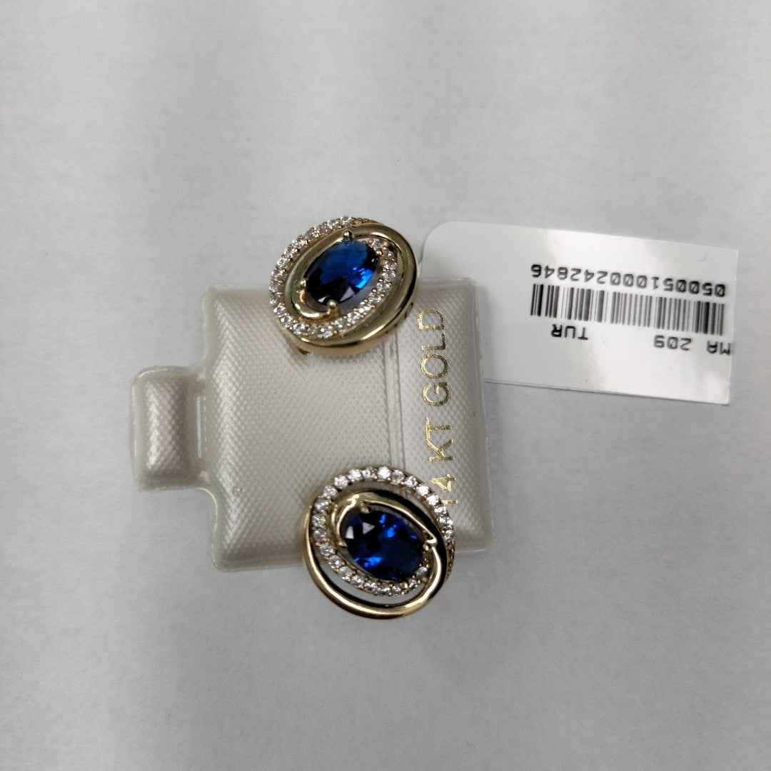 BROQUELES ORO 14K 3.3 (NUEVO)