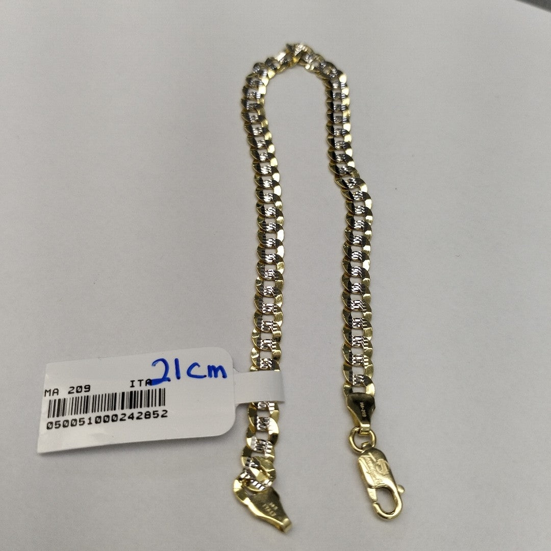 PULSERAS CABALLERO ORO 14K 6.1 (NUEVO)