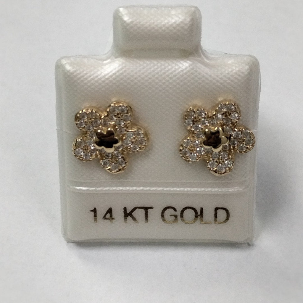 BROQUELES ORO 14K 1.8 (NUEVO)