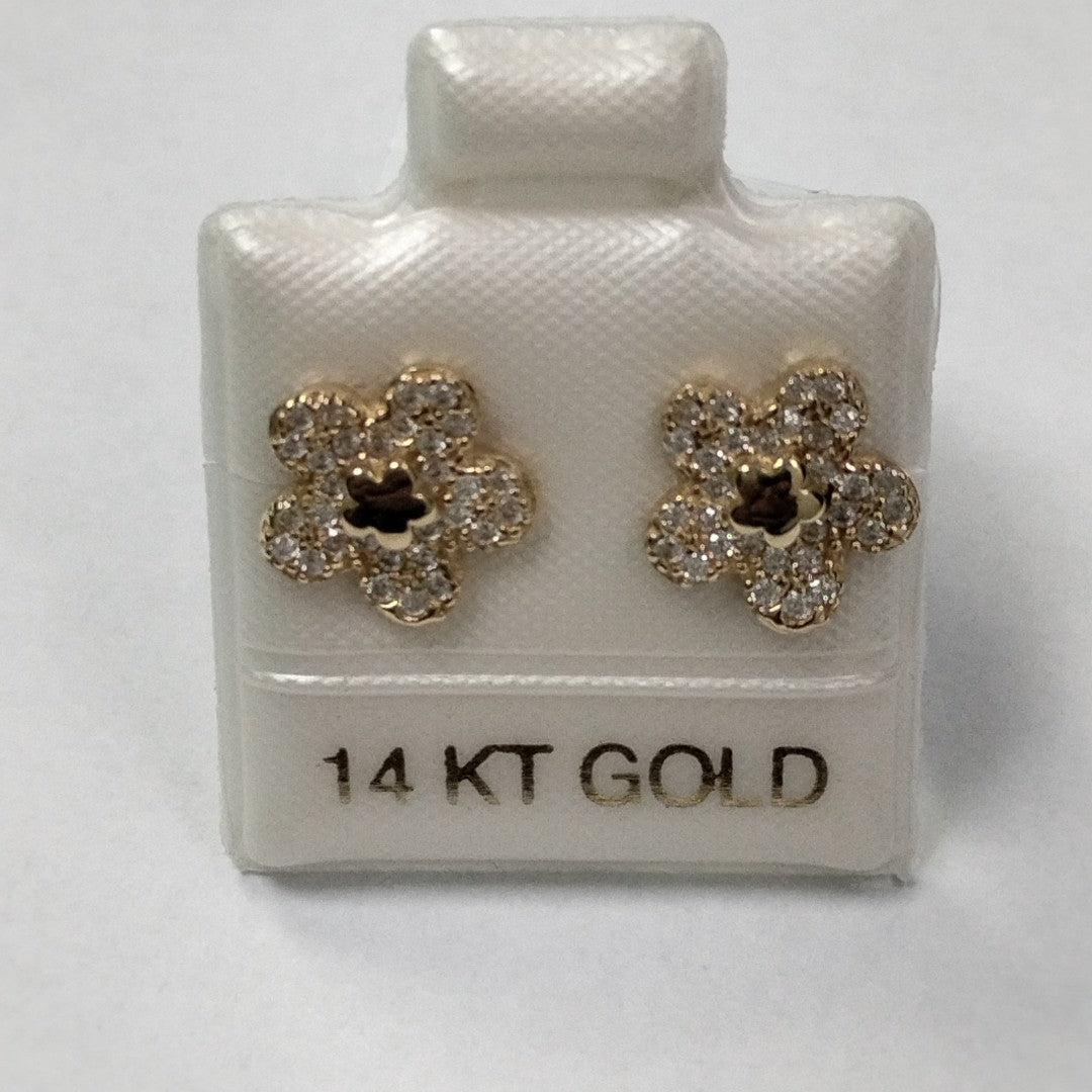 BROQUELES ORO 14K 1.8 (NUEVO)