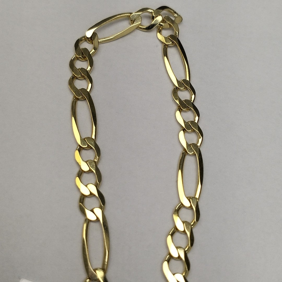 PULSERAS CABALLERO CARTIER 3 1 AMARILLA ORO 14K 6.4 (NUEVO)
