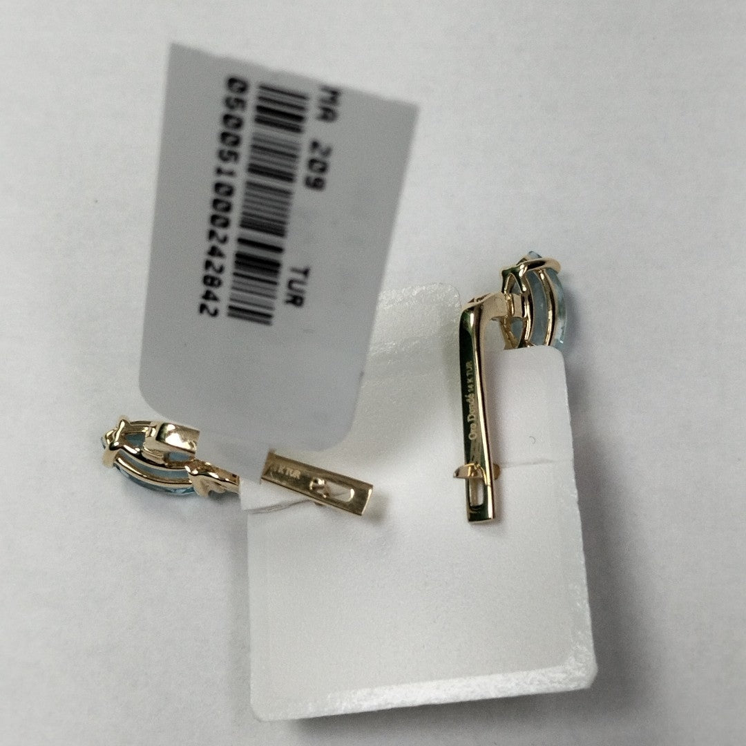BROQUELES ORO 14K 3.6 (NUEVO)