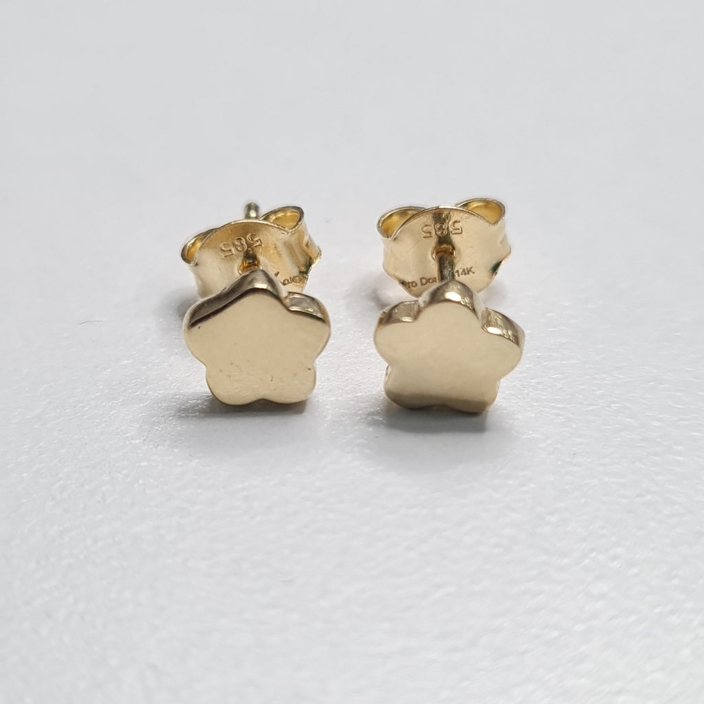 BROQUELES ORO 14K 1.1 (NUEVO)