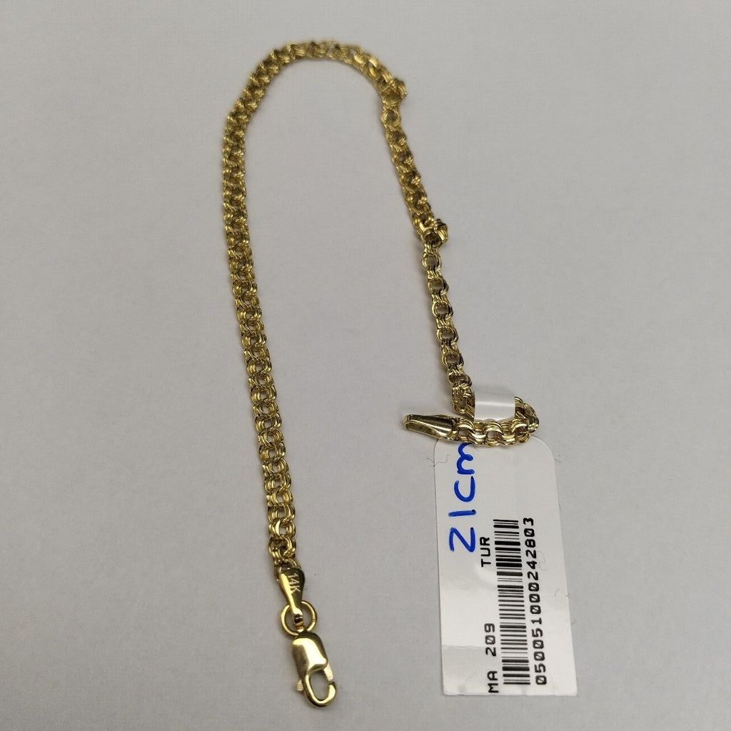 PULSERAS CABALLERO ORO 14K 1.8 (NUEVO)