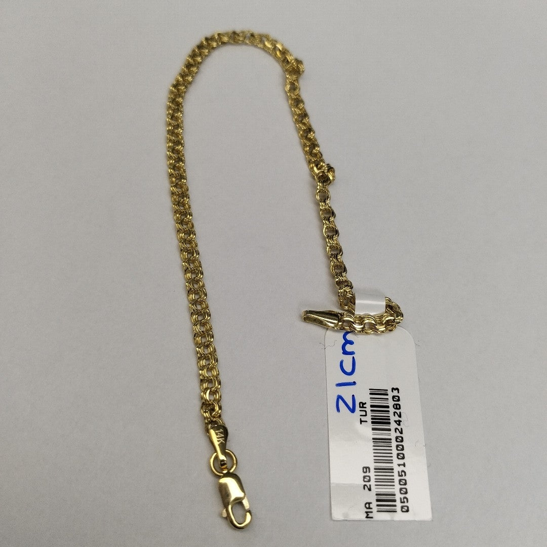 PULSERAS CABALLERO ORO 14K 1.8 (NUEVO)