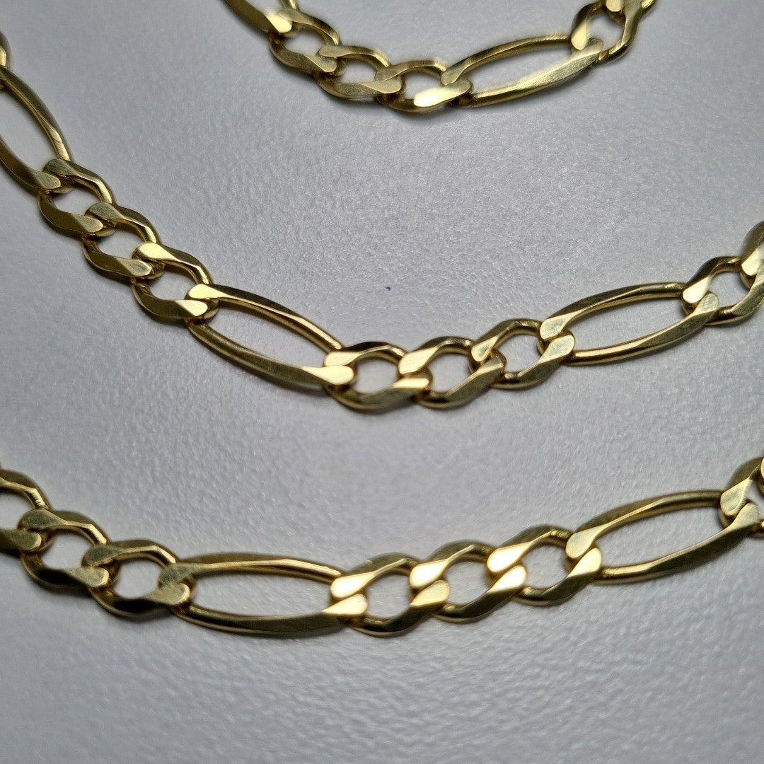 CADENAS CARTIER 3 1 AMARILLA ORO 14K 14.3 (NUEVO)
