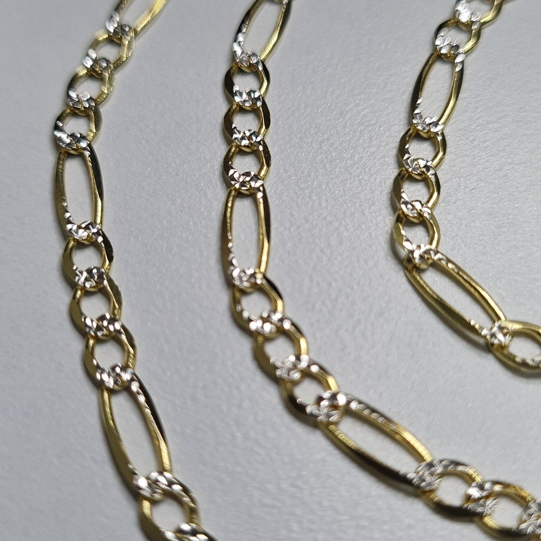 CADENAS CARTIER 3 1 DIAMANTADA ORO 14K 7.9 (NUEVO)
