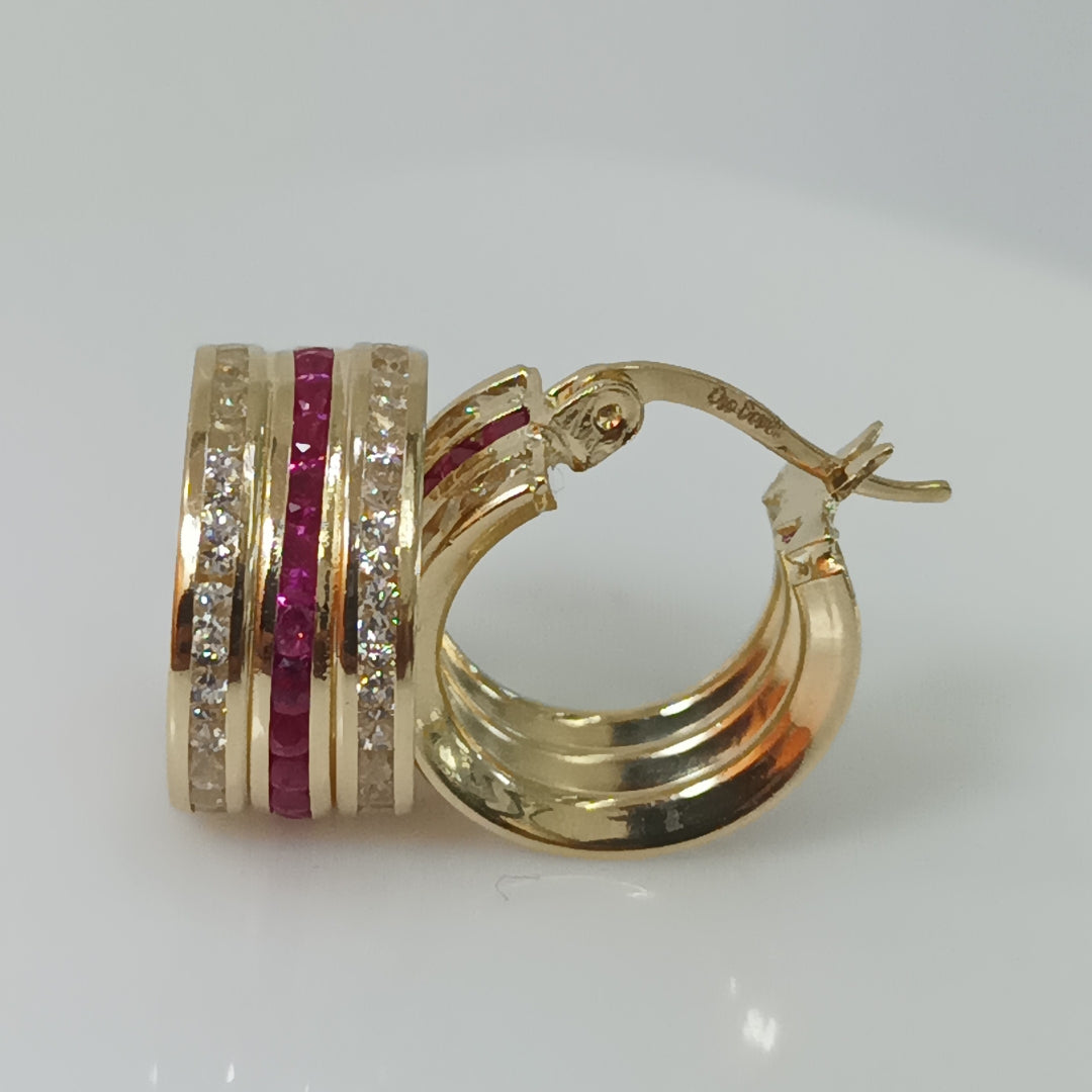 ARRACADAS ORO 14K 2.7 (NUEVO)