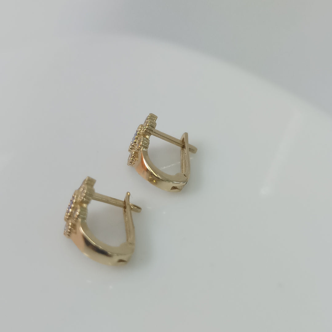 BROQUELES ORO 14K 1.4 (NUEVO)