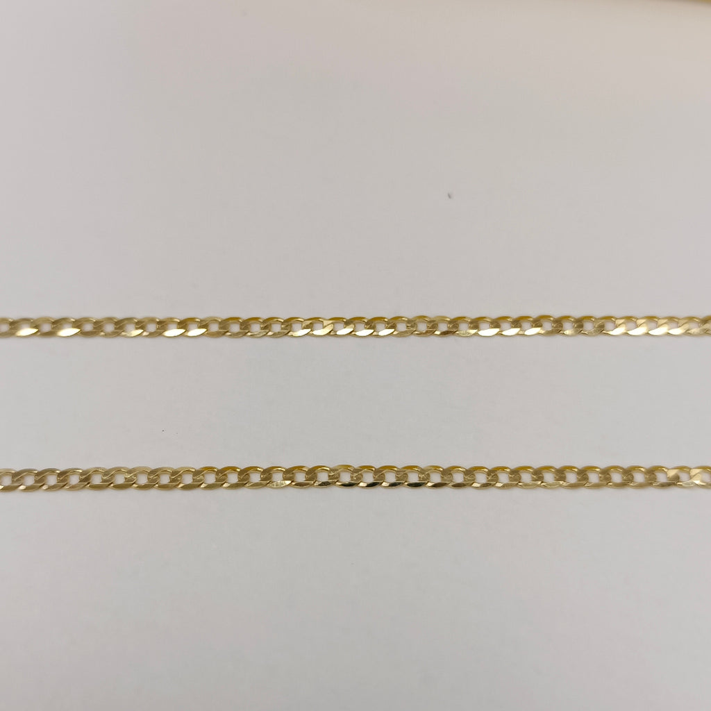 CADENAS BARBADA AMARILLA ORO 14K 2.1 (NUEVO)