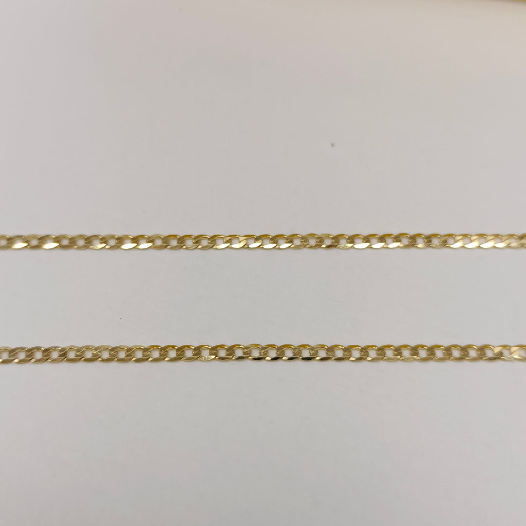 CADENAS BARBADA AMARILLA ORO 14K 2.1 (NUEVO)