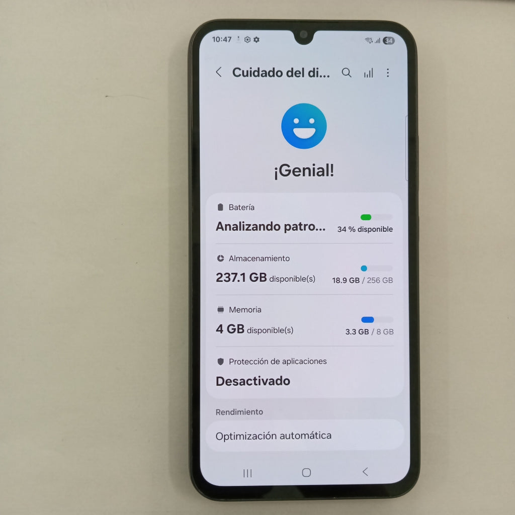 CELULAR SAMSUNG GALAXY A34 5G SM-A346M 256 GB 8 GB RAM (SEMINUEVO)