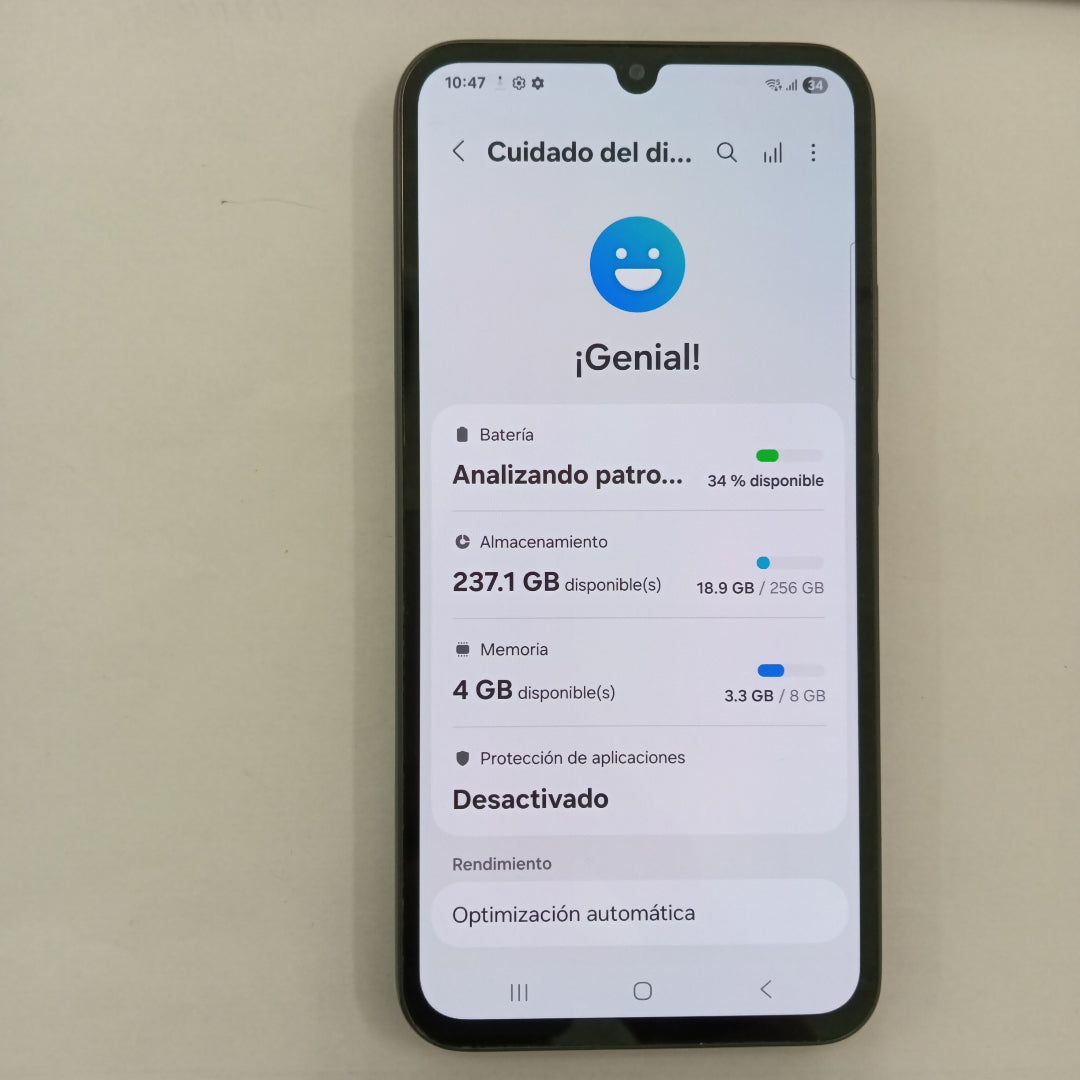 CELULAR SAMSUNG GALAXY A34 5G SM-A346M 256 GB 8 GB RAM (SEMINUEVO)