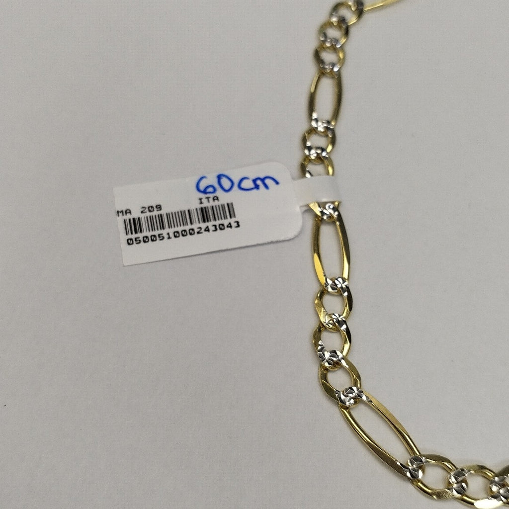 CADENAS CARTIER 3 1 DIAMANTADA ORO 14K 23.4 (NUEVO)