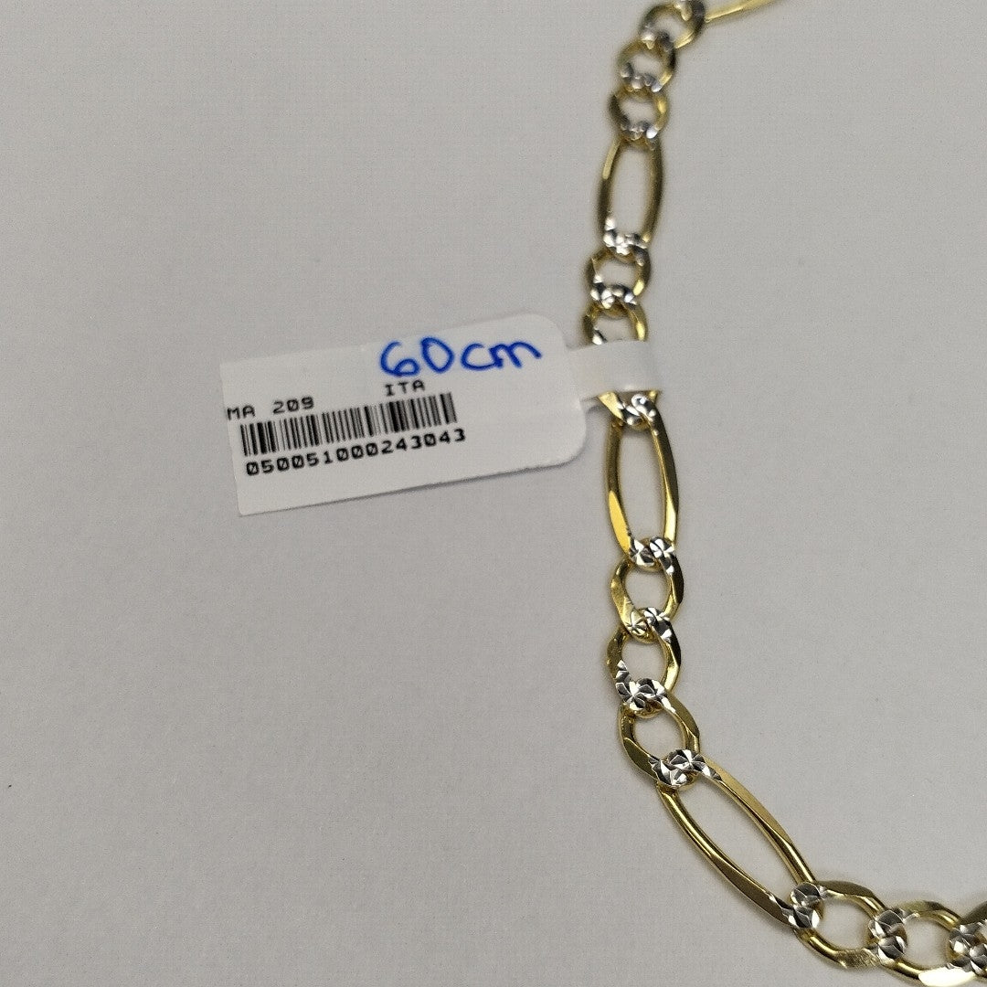CADENAS CARTIER 3 1 DIAMANTADA ORO 14K 23.4 (NUEVO)