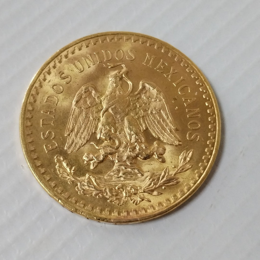 K1 41.6 GRMS 21 K IDENTIFICACIÓN MONEDA NOMINATIVA. MONEDAS PESOS 50 PESO (SEMINUEVO)