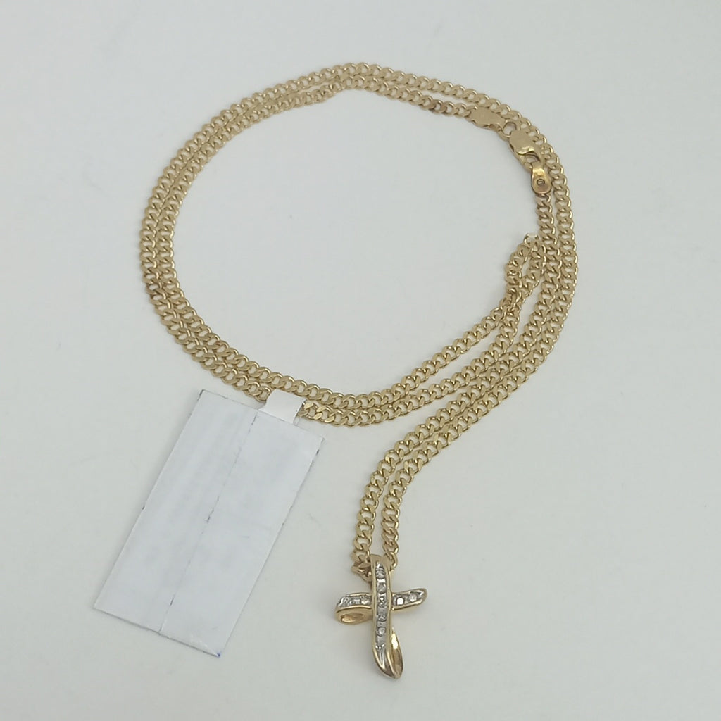 CADENA, DIJE. ORO. 14 K 7.2 GRMS (SEMINUEVO)