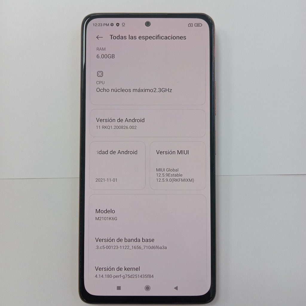 CELULAR XIAOMI REDMI 10 2022 21121119VL 128 GB 4 GB RAM (SEMINUEVO)