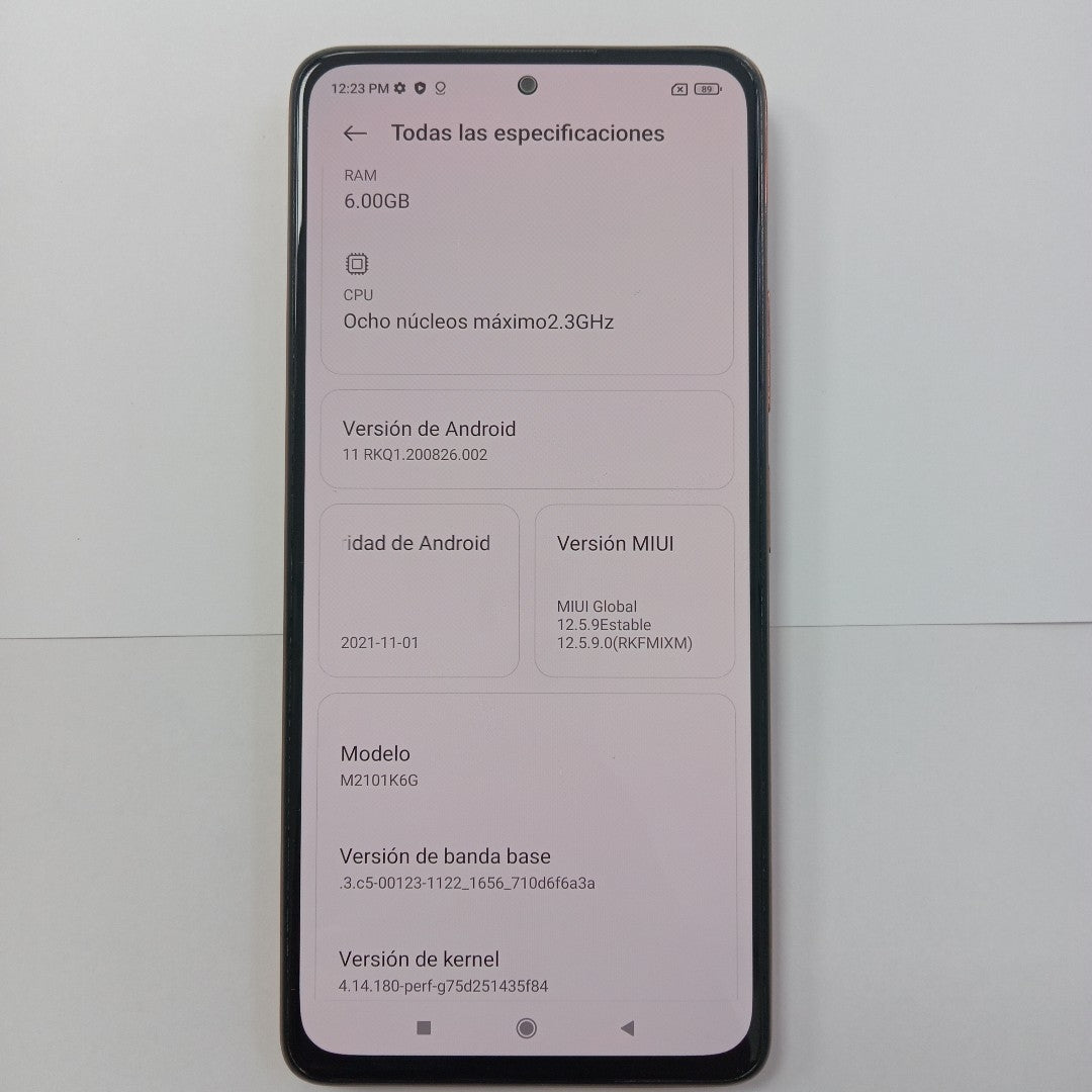 CELULAR XIAOMI REDMI 10 2022 21121119VL 128 GB 4 GB RAM (SEMINUEVO)