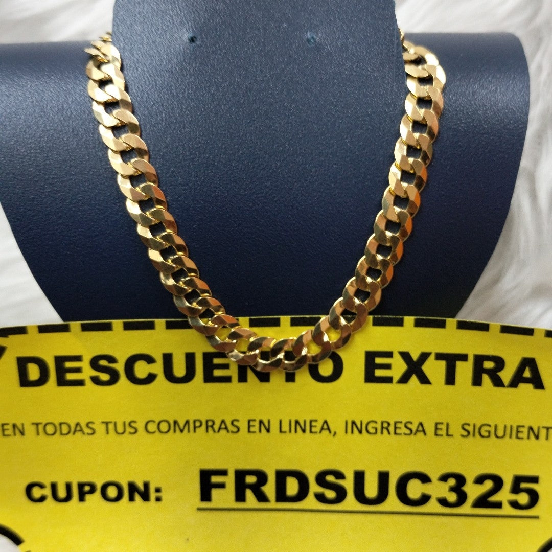 CADENAS BARBADA AMARILLA ORO 14K 24.7 (NUEVO)