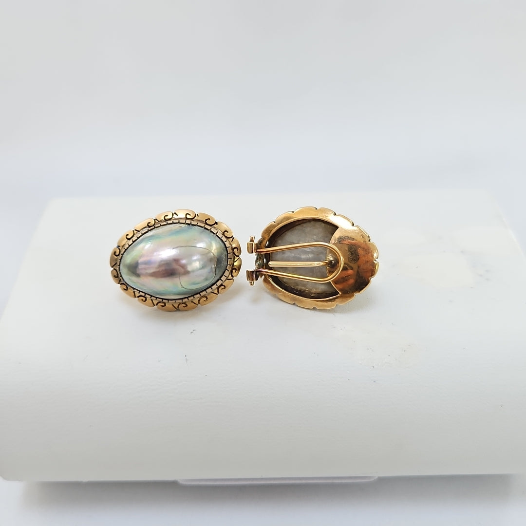 ARETES PAR. ORO. 10 K 7 GRMS (SEMINUEVO)