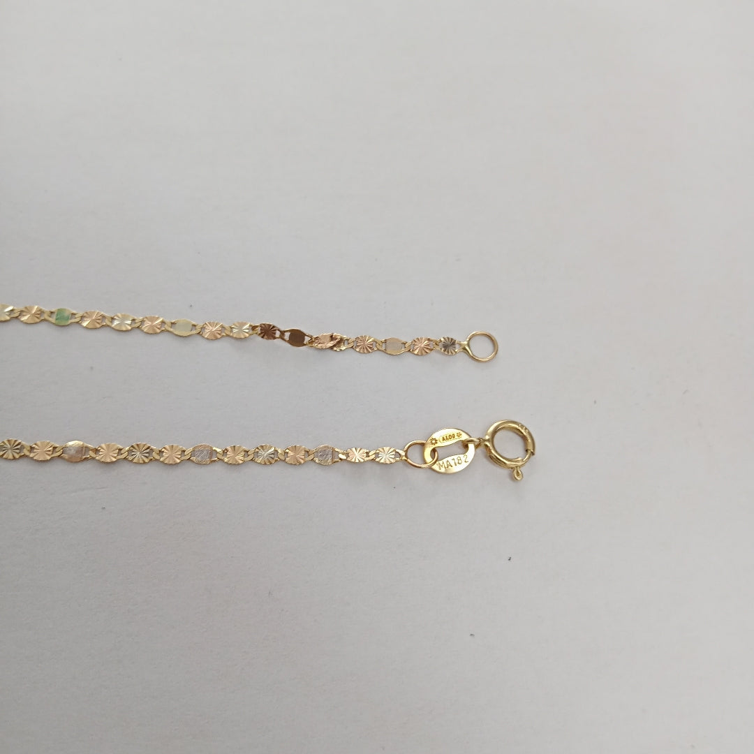 CADENA. ORO. 14 K 1.7 GRMS (SEMINUEVO)