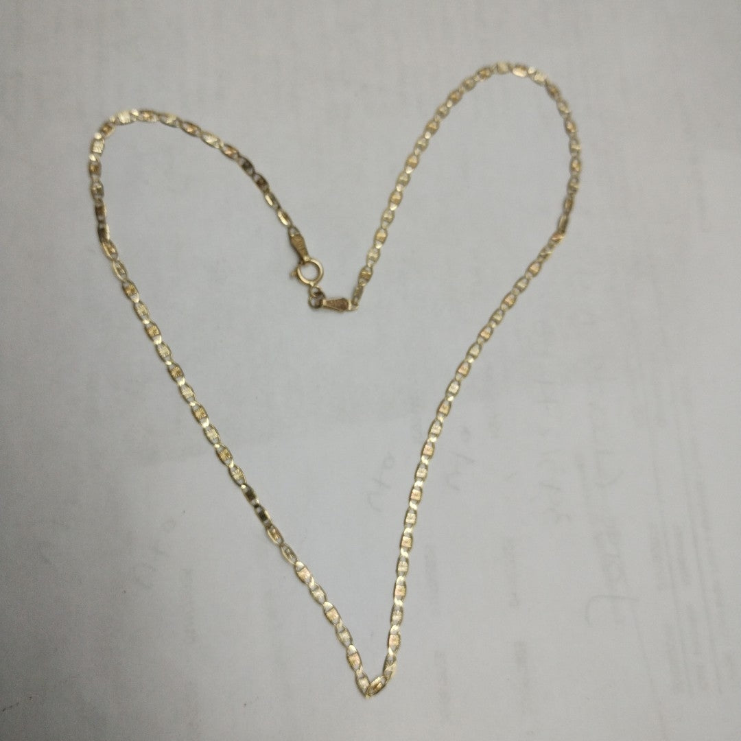 CADENA. ORO COMBINADO. 10 K 2 GRMS (SEMINUEVO)