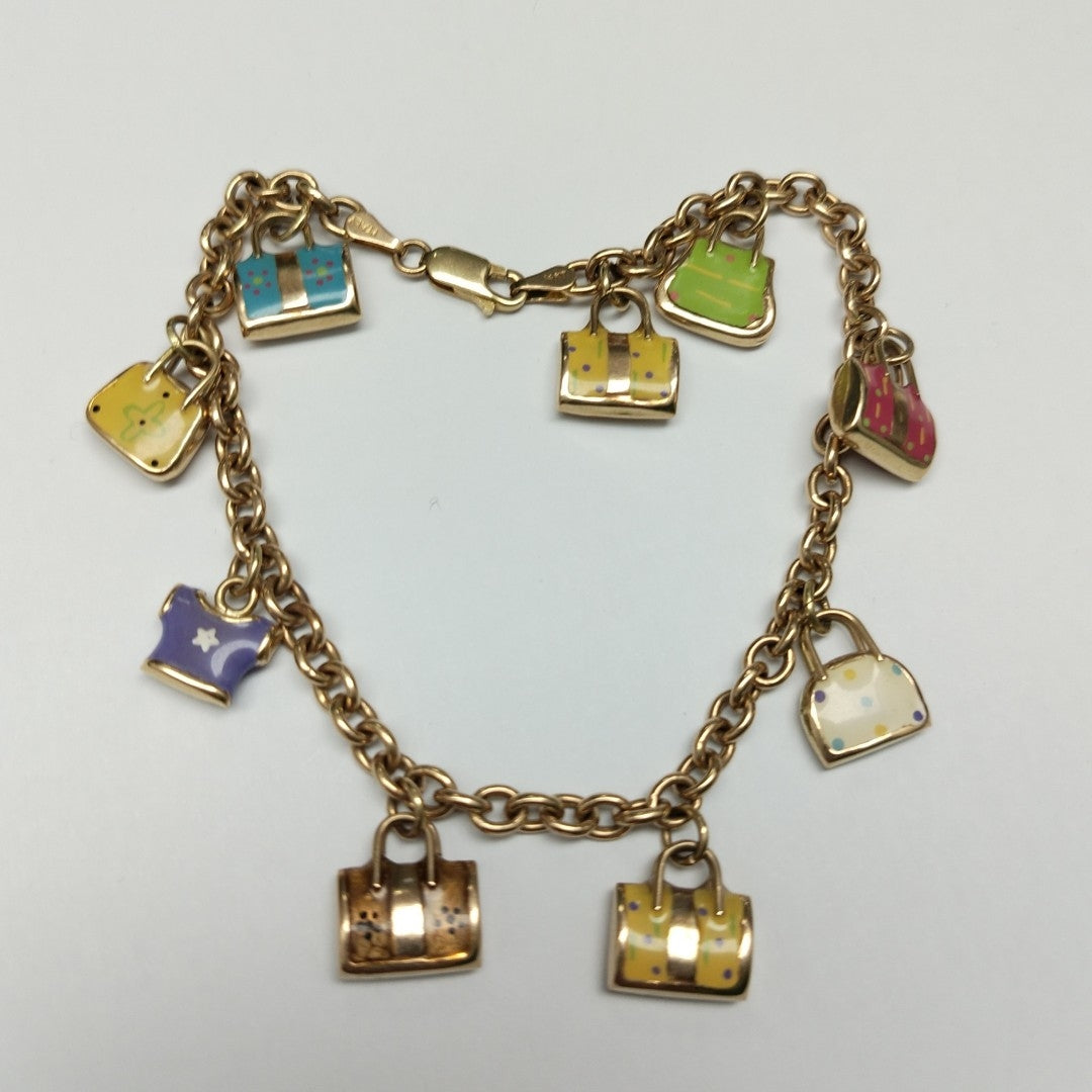 PULSERA. ORO. 14 K 13.6 GRMS (SEMINUEVO)