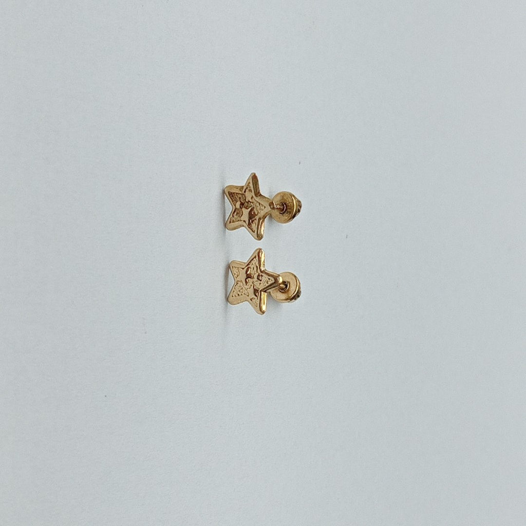 BROQUELES PAR. ORO. 14 K 0.3 GRMS (SEMINUEVO)