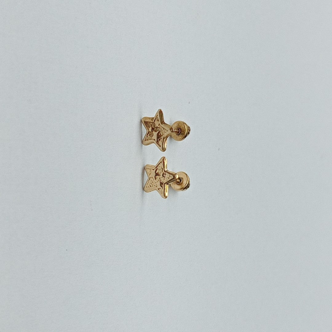BROQUELES PAR. ORO. 14 K 0.3 GRMS (SEMINUEVO)