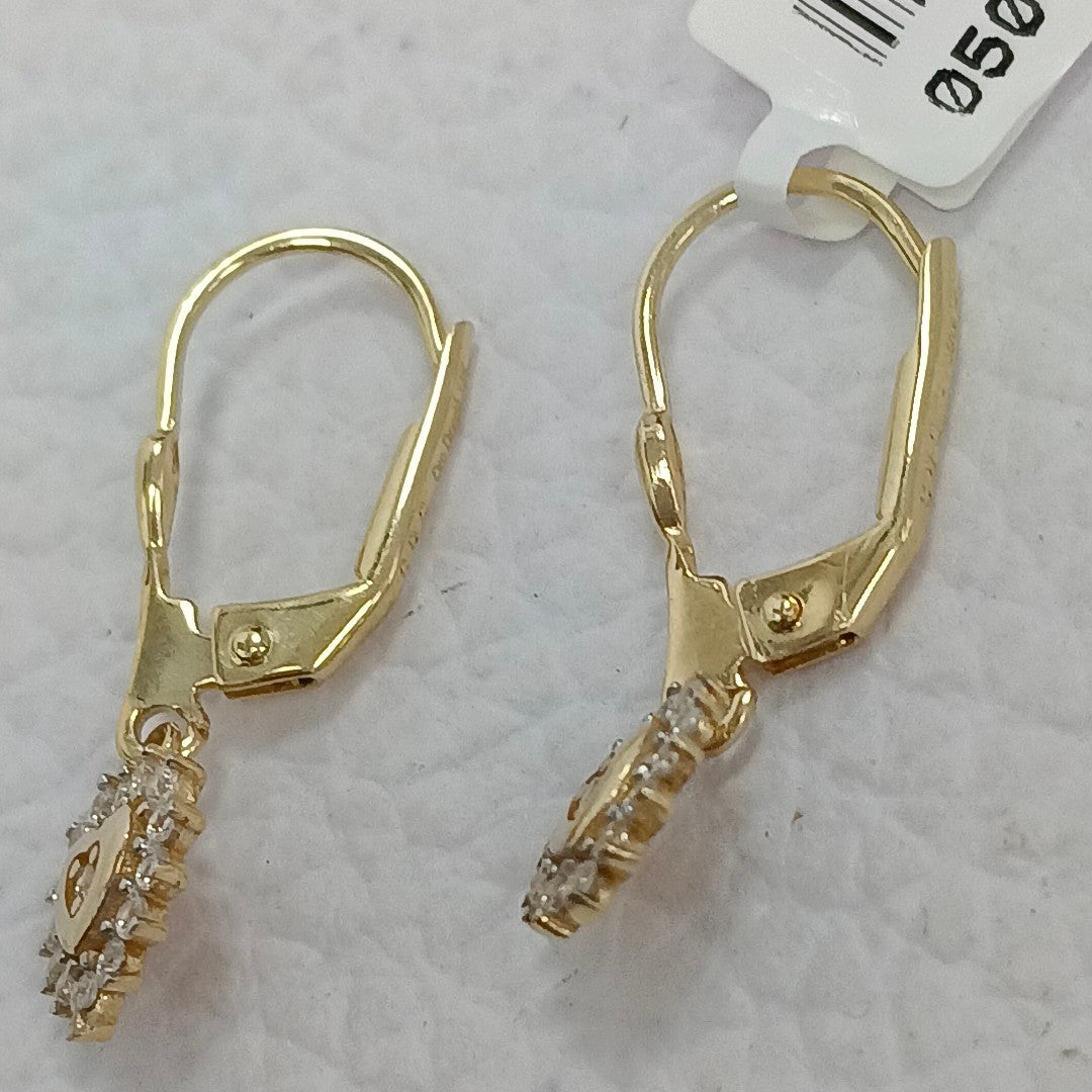 BROQUELES ORO 14K 2.1 (NUEVO)