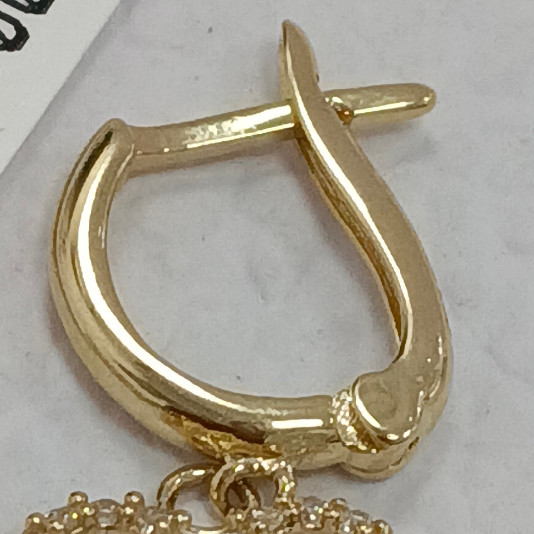 BROQUELES ORO 14K 1.9 (NUEVO)