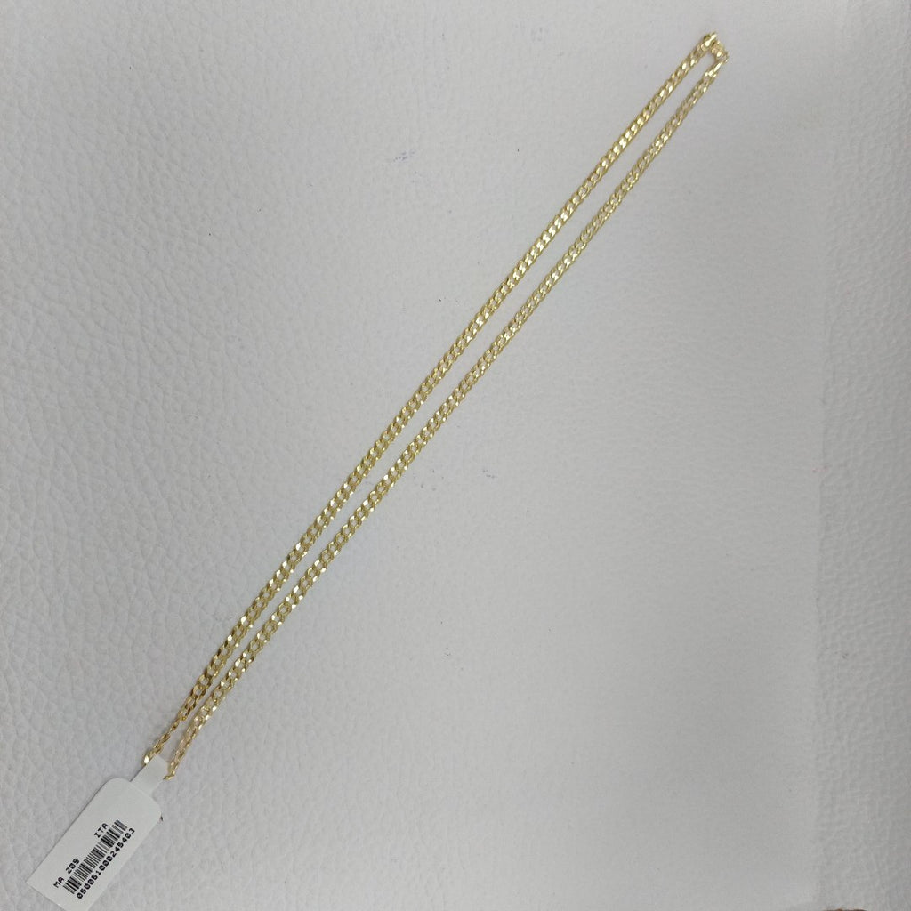 CADENAS BARBADA AMARILLA ORO 10K 5.7 (NUEVO)