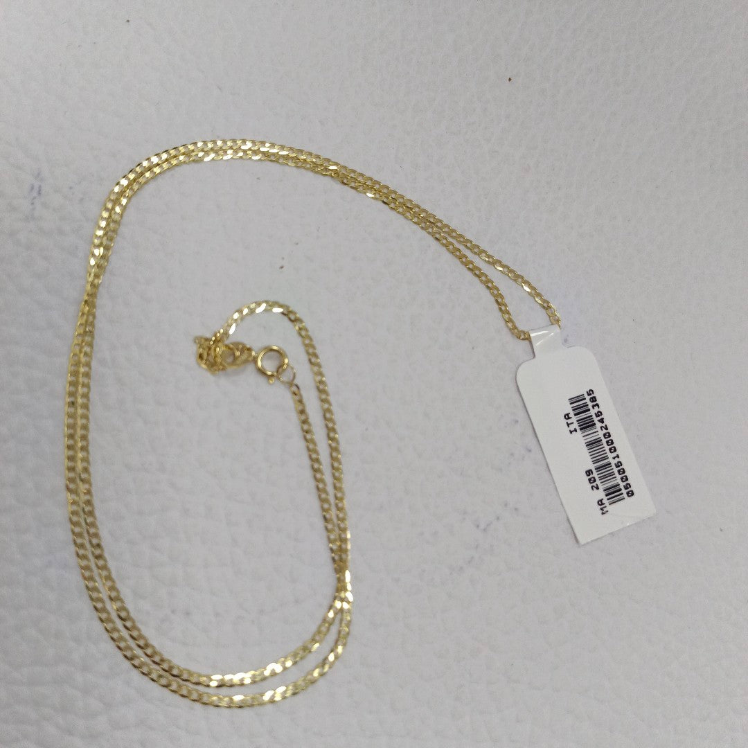 CADENAS BARBADA AMARILLA ORO 14K 1.9 (NUEVO)