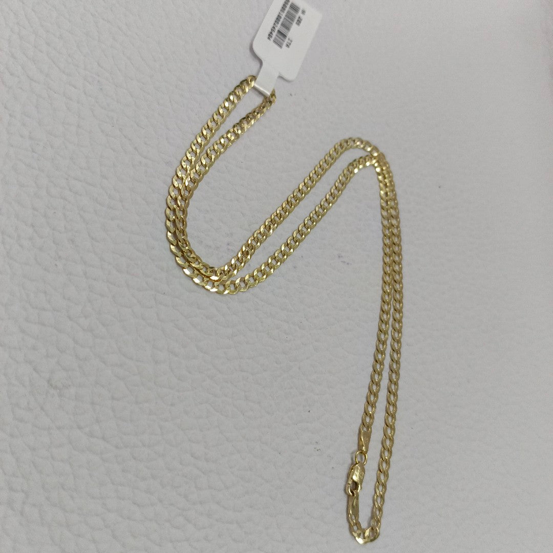 CADENAS BARBADA AMARILLA ORO 10K 5.8 (NUEVO)