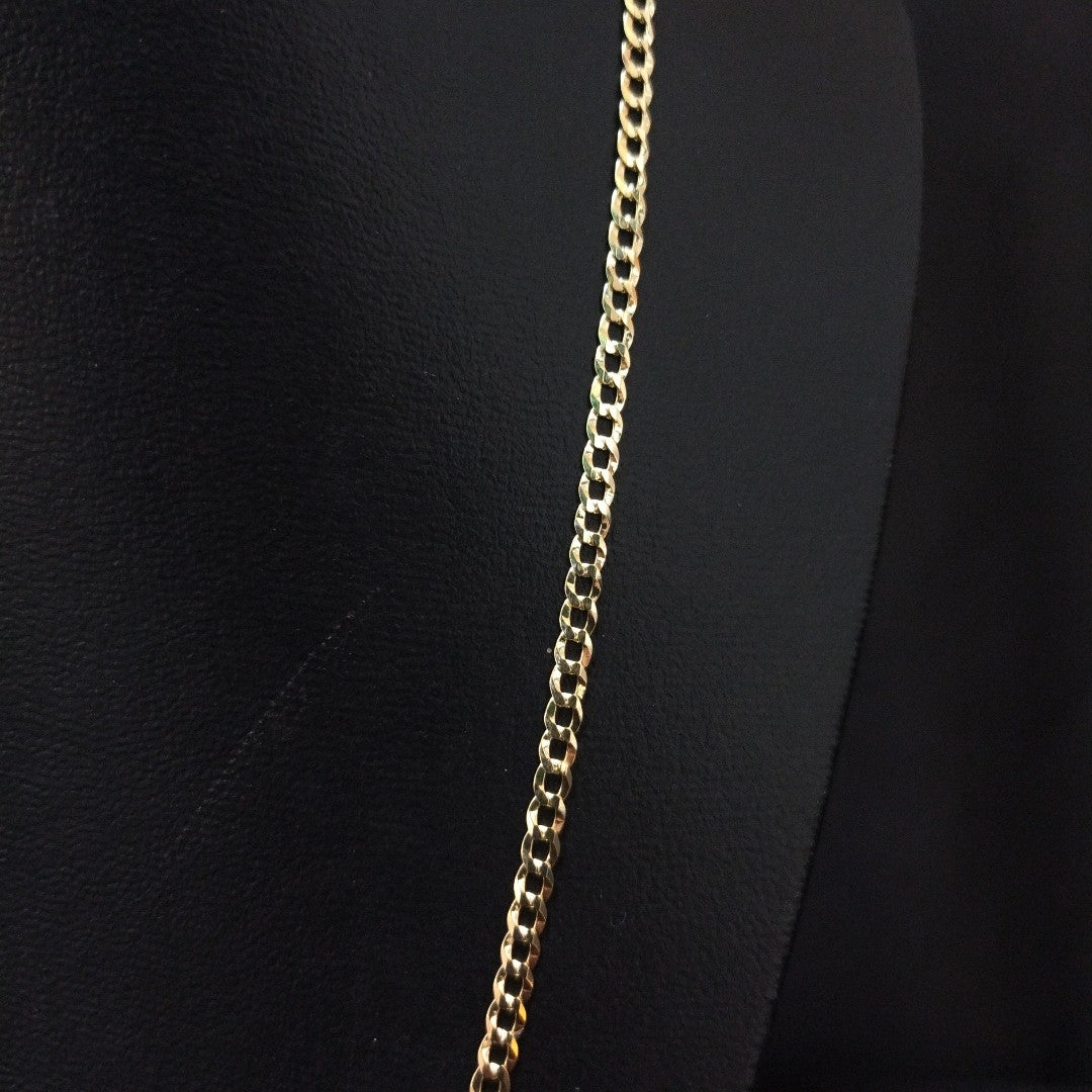 CADENAS BARBADA AMARILLA ORO 14K 7.1 (NUEVO)