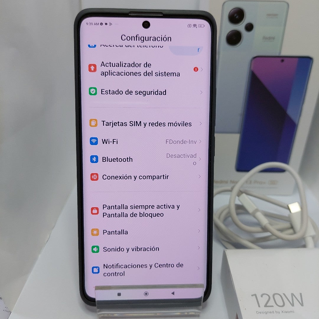 CELULAR XIAOMI REDMI NOTE 13 PRO+ 5G 23090RA98G (2023) 512 GB 12 GB RAM (SEMINUEVO)