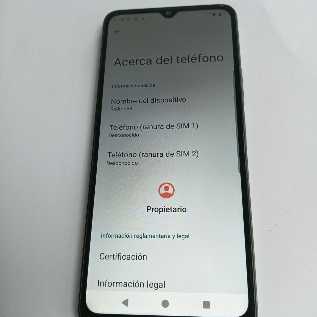 CELULAR XIAOMI REDMI A3 2312CRNCCL (2024) 64 GB 3 GB RAM (SEMINUEVO)